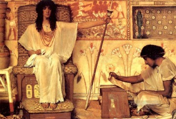José Supervisor de los Graneros de los Faraones Romántico Sir Lawrence Alma Tadema Pinturas al óleo
